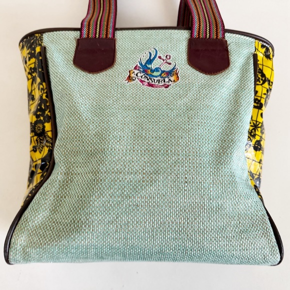 Consuela Classic Tote Bag Shopper Embroidered Floral Ethnic Boho Festive Fun - Picture 5 of 13